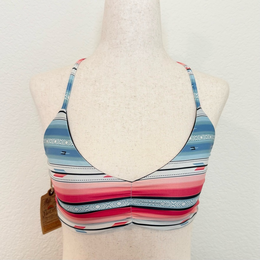 Faherty Multicolor Striped Bikini - image 5